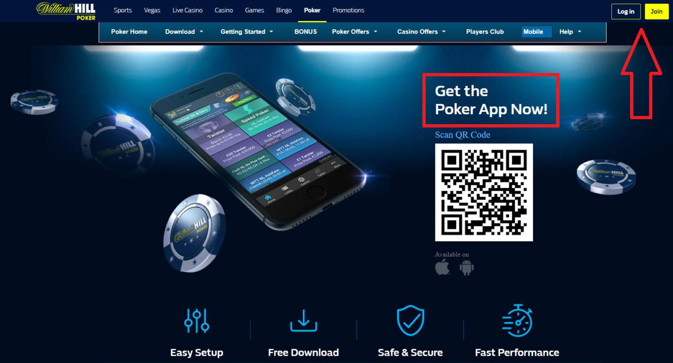 La plateforme William Hill en détail