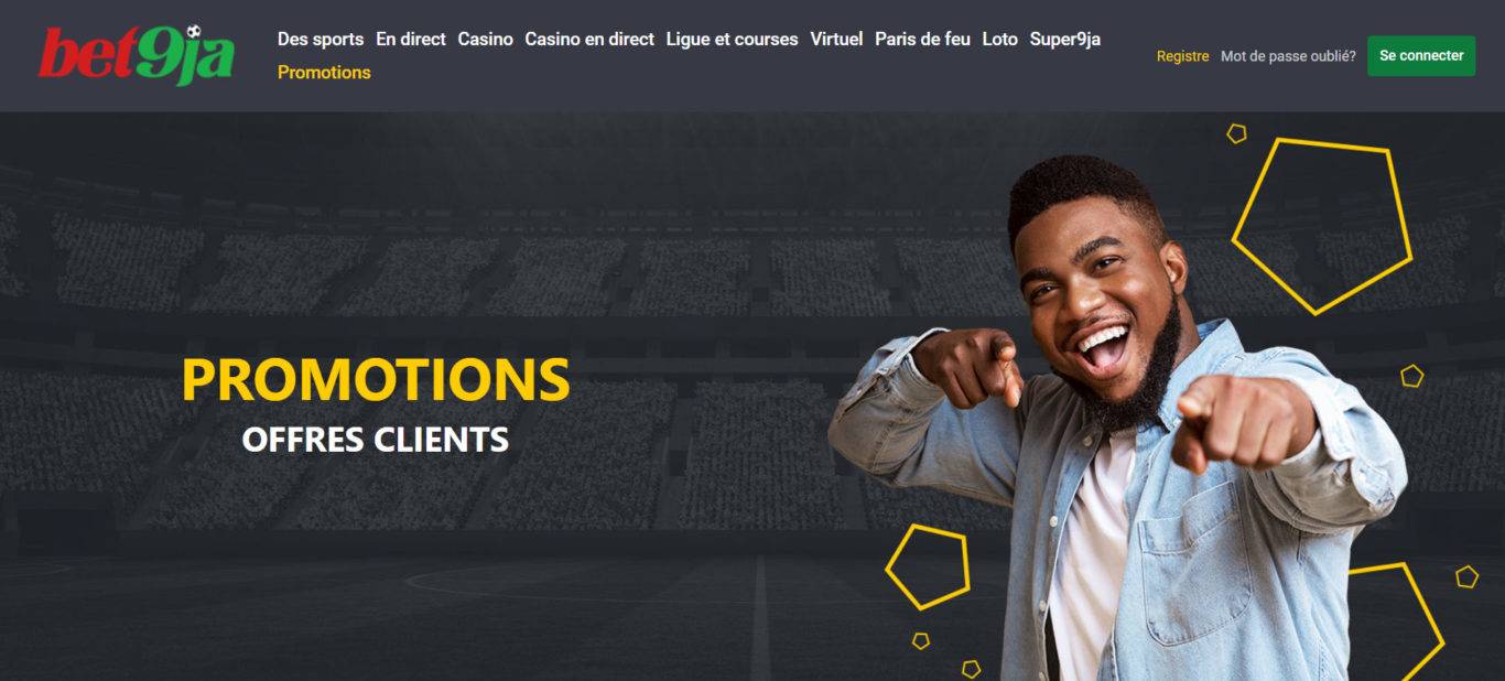 Les offres et promotions exclusives de Bet9ja